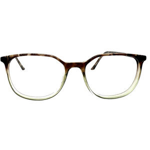 ELLE EL13485 GN TORTOISE GREEN AUTHENTIC EYEGLASSES SUNGLASSES 52-17-140